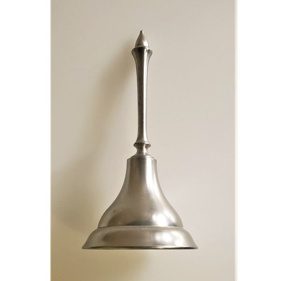 Vintage Pewter Wedding Bell - Picture 5 of 7